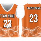Custom Sun Set Nature Adult Youth Unisex Basketball Jersey - Reversible Uniform