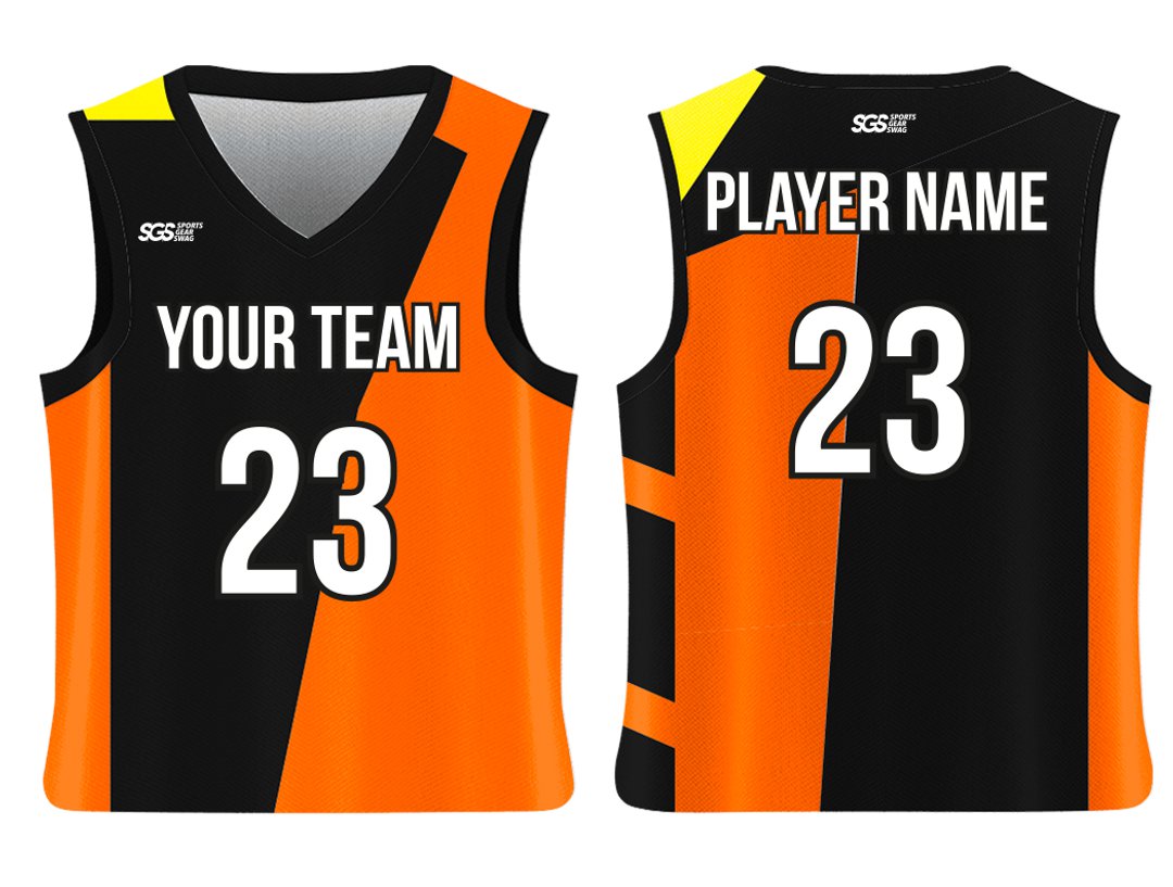 Custom Three Tone Solids Adult Youth Unisex Basketball Jersey - Reversible Uniform