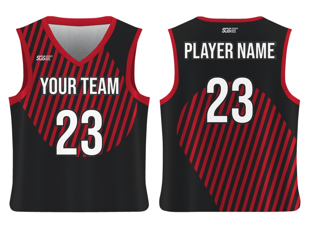 Custom Thumb Print Lines Adult Youth Unisex Basketball Jersey - Reversible Uniform