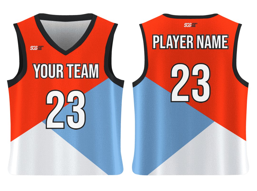 Custom Triangle Solids Adult Youth Unisex Basketball Jersey - Reversible Uniform