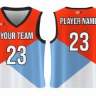 Custom Triangle Solids Adult Youth Unisex Basketball Jersey - Reversible Uniform