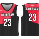 Custom Two Layer Solids Adult Youth Unisex Basketball Jersey - Reversible Uniform