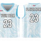 Custom Zig Zag Lines Adult Youth Unisex Basketball Jersey - Reversible Uniform