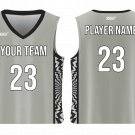 Custom Zigzag Shapes Adult Youth Unisex Basketball Jersey - Reversible Uniform