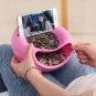Creative Lazy Snack Bowl Plastic Double Layer Snack Storage Box Fruit Plate SE