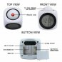Multi-function Wall Ceiling Projection Alarm Clock Talking Report Thermometer LCD Temperature