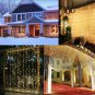 300 LED Curtain Fairy Hanging String Lights Christmas Wedding Party Home Decor