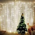 300 LED Curtain Fairy Hanging String Lights Christmas Wedding Party Home Decor