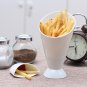 Home Kitchen Potato Tool Tableware 2 in 1 French Fry Cone with Dipping Cup