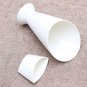 Home Kitchen Potato Tool Tableware 2 in 1 French Fry Cone with Dipping Cup