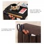 Sofa Armrest Organizer With 4 Pockets And Cup Holder Tray Couch Armchair Hanging Storage Bag