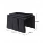 Sofa Armrest Organizer With 4 Pockets And Cup Holder Tray Couch Armchair Hanging Storage Bag