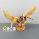Couple Hummingbird Sculpture,Single Hummingbird, Wood Carving Home Decor,Vintage