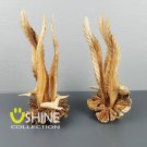 Wooden 2 Dolphin With Seaweed,Couple Shark Sculpture,Figurine,Wood Carving,Personalized,Nature