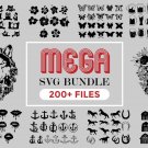 Huge Bundle The Mega SVG Bundle T-shirt, SVG,DXF,PNG,PDF