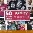 HUGE bundle containing 50 designs in SVG EPS PNG and DXF files