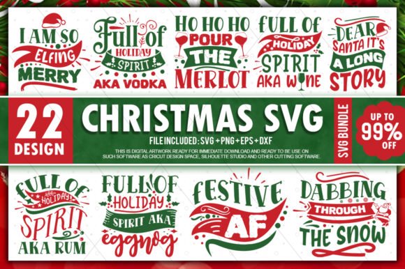 HUGE bundle Christmas Bundle Desing T-shirt in SVG EPS PNG and DXF files