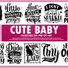 HUGE bundle Cute Baby Bundle Desing T-shirt in SVG EPS PNG and DXF files
