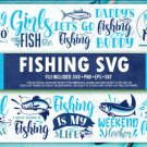 HUGE bundle Fishing Bundle Desing T-shirt in SVG EPS PNG and DXF files