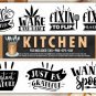HUGE bundle Kitchen Bundle Desing T-shirt in SVG EPS PNG and DXF files