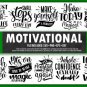 HUGE bundle Motivational Quotes Bundle Desing T-shirt in SVG EPS PNG and DXF files