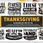 HUGE bundle Thanksgiving Quotes Bundle Desing T-shirt in SVG EPS PNG and DXF files