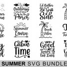 HUGE bundle 14 Summer Bundle Graphic Desing T-shirt in SVG EPS PNG and DXF files