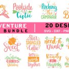 HUGE bundle Adventure Quotes Bundle Graphic Desing T-shirt in SVG EPS PNG and DXF files
