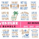 HUGE bundle Adventure Bundle Graphic Desing T-shirt in SVG EPS PNG and DXF files