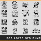 HUGE bundle Dog Lover Bundle Graphic Desing T-shirt in SVG EPS PNG and DXF files