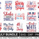 HUGE bundle Fourth of July Bundle Graphic Desing T-shirt in SVG EPS PNG and DXF files