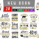 HUGE bundle New Born Baby Bundle Graphic Desing T-shirt in SVG EPS PNG and DXF files