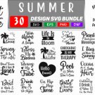 HUGE bundle Summer Bundle Graphic Desing T-shirt in SVG EPS PNG and DXF files