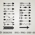 HUGE bundle Arrow-Bundle-Arrow-Clipart Graphic Desing T-shirt in SVG EPS PNG and DXF files