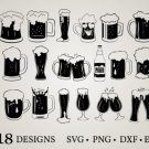HUGE bundle Beer-Mug-Beer-Beer-Glass Graphic Desing T-shirt in SVG EPS PNG and DXF files