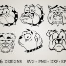 HUGE bundle Bulldog-Bundle Graphic Desing T-shirt in SVG EPS PNG and DXF files