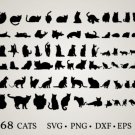 HUGE bundle Cat-Bundle Graphic Desing T-shirt in SVG EPS PNG and DXF files
