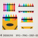 HUGE Bundle Crayon-Bundle-Crayon Graphic Desing T-shirt in SVG EPS PNG and DXF files