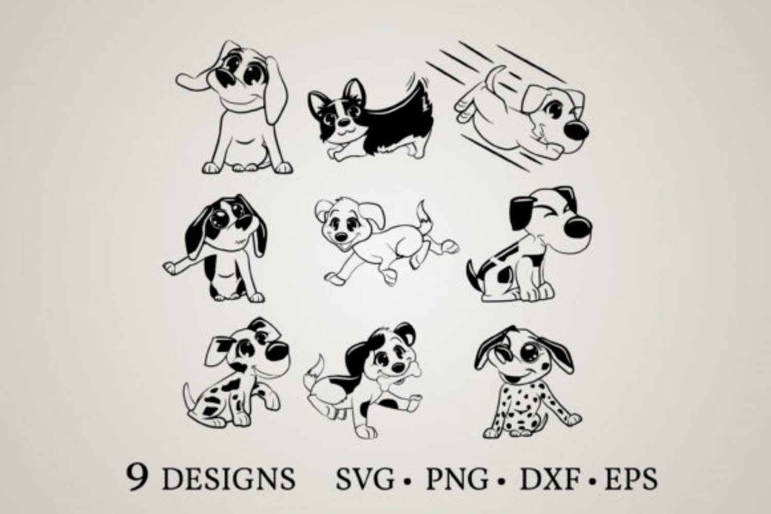 HUGE Bundle Dog-Bundle Graphic Desing T-shirt in SVG EPS PNG and DXF files