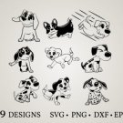 HUGE Bundle Dog-Bundle Graphic Desing T-shirt in SVG EPS PNG and DXF files
