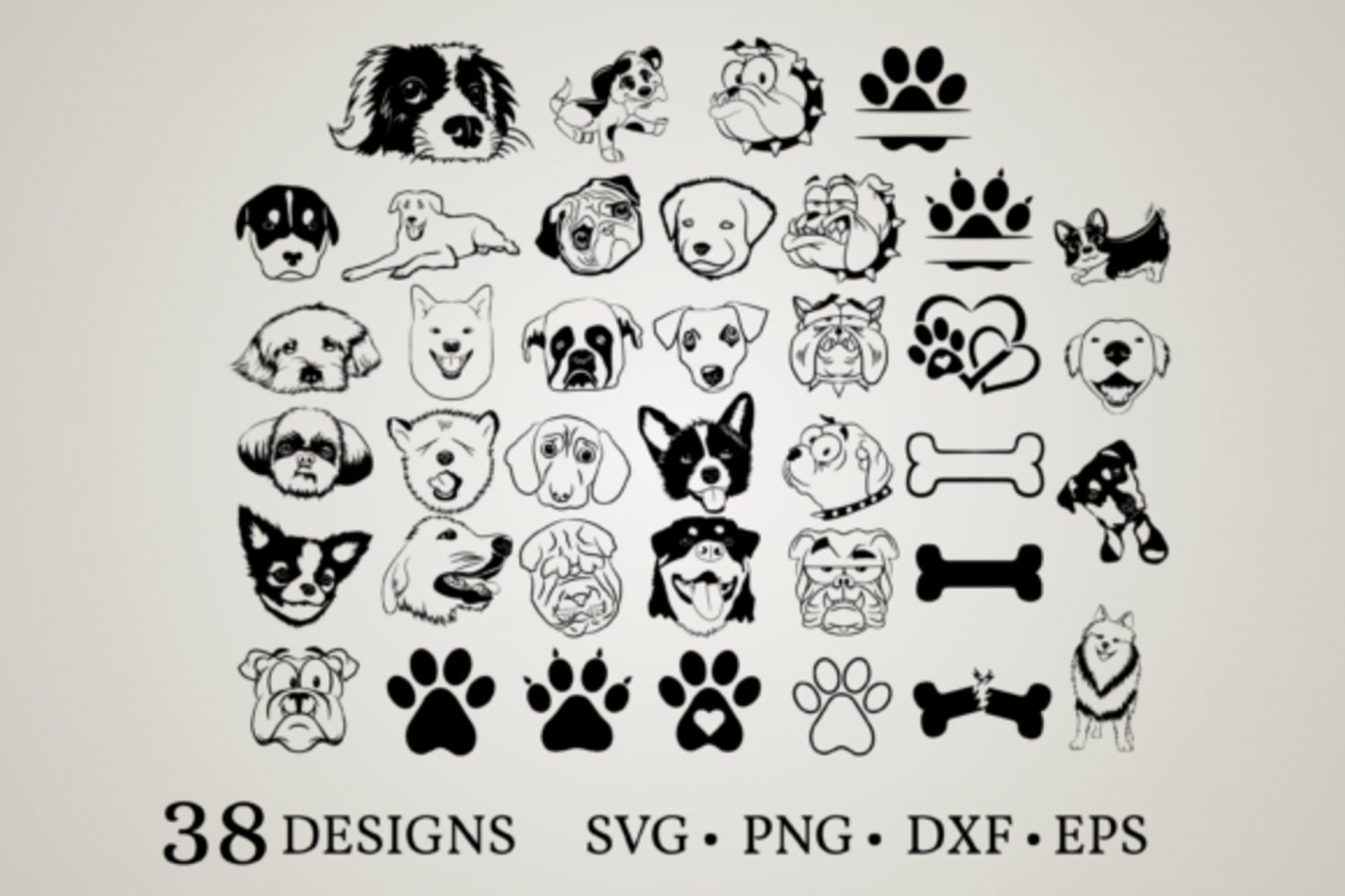 HUGE Bundle Dog-Bundle-Dog-Corgi Graphic Desing T-shirt in SVG EPS PNG and DXF files