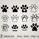 HUGE Bundle Dog-Paw-Bundle-Dog-Paw Graphic Desing T-shirt in SVG EPS PNG and DXF files