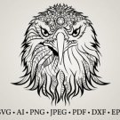 HUGE Bundle Eagle-Clipart-Eagle-Silhouette Graphic Desing T-shirt in SVG EPS PNG and DXF files