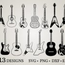 HUGE Bundle Guitar-Bundle-Guitar Graphic Desing T-shirt in SVG EPS PNG and DXF files