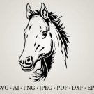 HUGE Bundle Horse-Horse-Clipart-Horse-Cut Graphic Desing T-shirt in SVG EPS PNG and DXF files