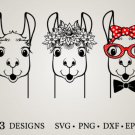 HUGE Bundle Llama-Bundle Graphic Desing T-shirt in SVG EPS PNG and DXF files