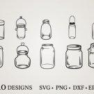 HUGE Bundle Mason-Jar-Mason-Jar-Cut Graphic Desing T-shirt in SVG EPS PNG and DXF files