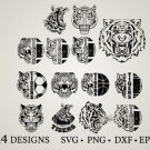 HUGE Bundle Tiger-Bundle Graphic Desing T-shirt in SVG EPS PNG and DXF files