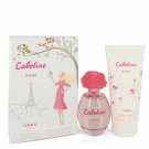 Cabotine Rose Perfume By Parfums Gres Gift Set 3.4 Oz Eau De Toilette Spray + 6.7 Oz Body Lotion DSD