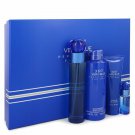 Perry Ellis 360 Very Blue Cologne By Perry Ellis Gift Set 3.4 Oz Eau De Toilette Spray + .25 Oz Mini
